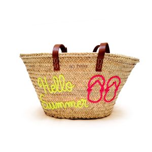 Panier en rotin artisanal